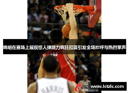 姚明在赛场上展现惊人弹跳力疯狂扣篮引发全场欢呼与热烈掌声